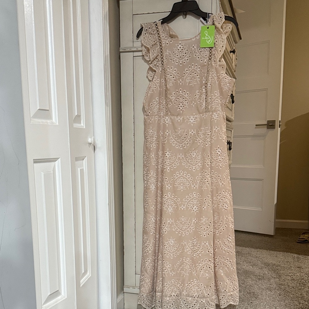 Sam Edelman Cream Midi Dress